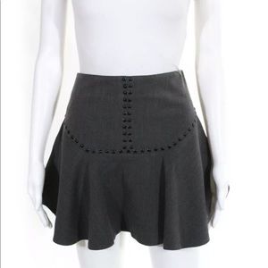 Endless Rose Womens Mini Pleated Skirt Studded L